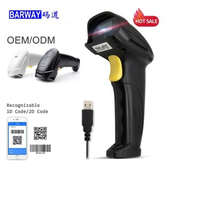 Читатель CCD CMO лазера Barway связанный проволокой разверткой связывал Handheld блок развертки BW-360H штрихкода 1D 2D QR