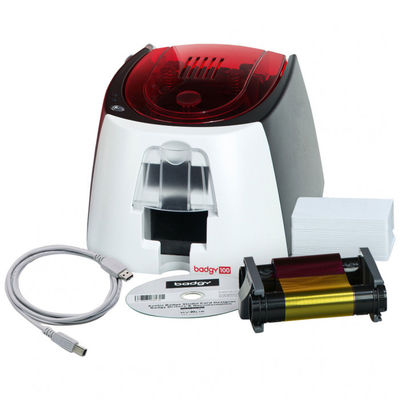 Evolis Badgy 100/200 Принтер Термопрямая печать ПВХ принтер для идентификационных карт с одной стороной